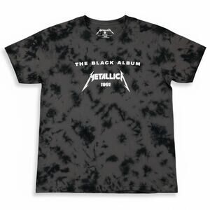 Metallica THE BLACK ALBUM Tie Dye Concert Metal Gothic Punk T Shirt 2X Torrid